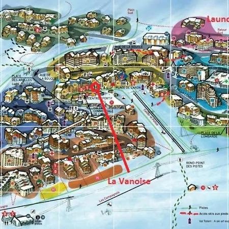 Vanoise - 4 Personnes Petit Prix, Centre Station Mae-1394 Appartement